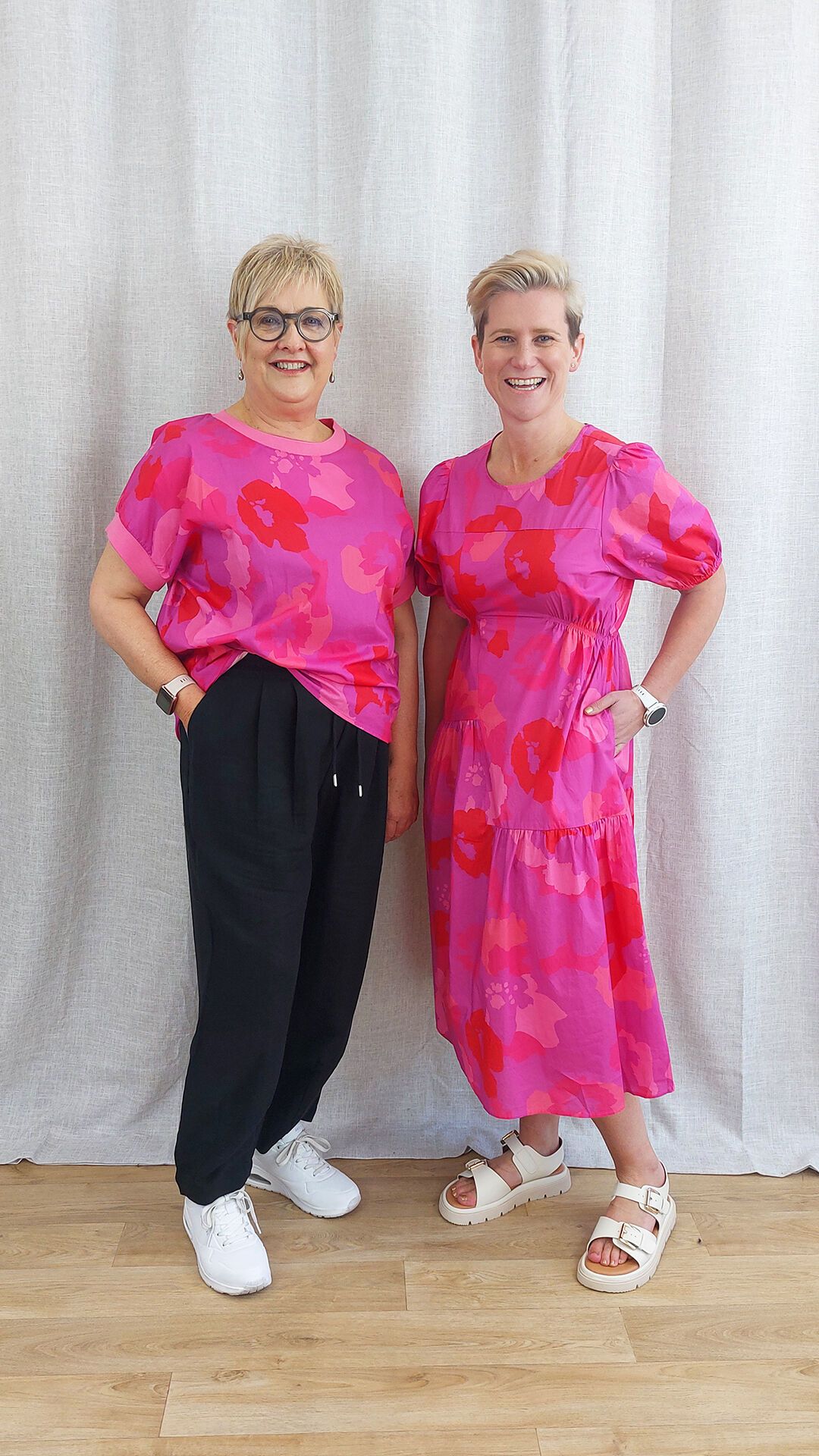 style items clothing on different bodies